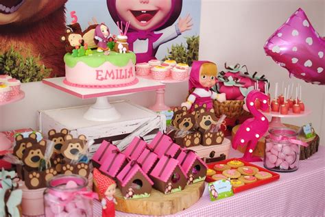 Pin By Eventos Celebra Candela On Masha Y El Oso Birthday Birthday Party Bear Party