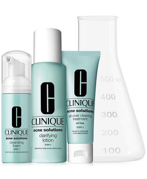 Clinique 3 Pc Acne Basics Acne Solutions Skincare Set Macys