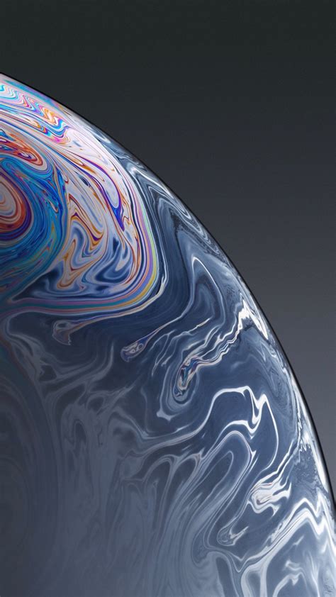 Download Iphone Xr Grey Bubble Surface 720x1280 Wallpaper Samsung