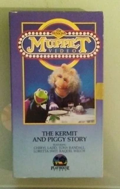 Jim Hensons Muppet Video The Kermit And Piggy Story Vhs Videotape £34
