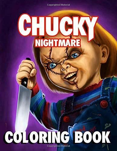 Chucky Nightmare Coloring Book Color One Of The Most Horror Ch