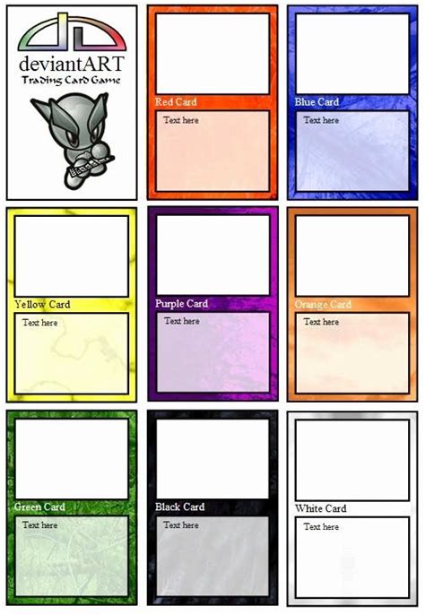 Free Trading Card Template