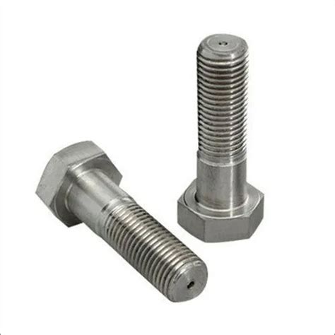 Silver Stainless Steel Half Threaded Bolt At Best Price In Mumbai