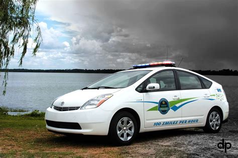 Just because there is a car crash does not mean it belongs here. Red / Blue & GREEN (Toyota Prius Police Car) | Tavares ...