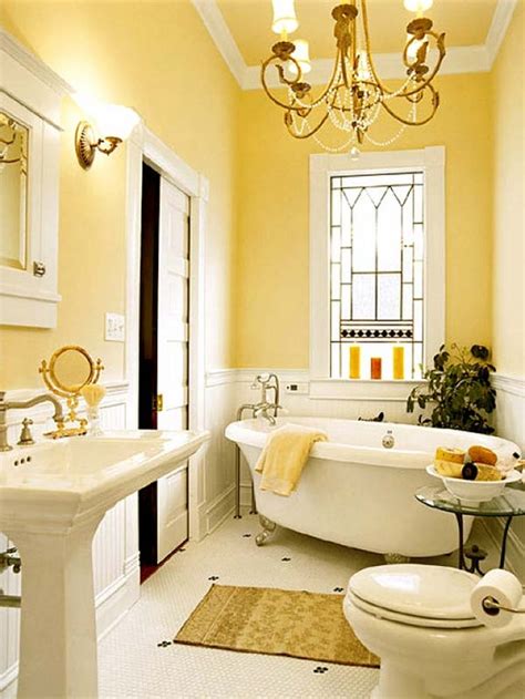 Relaxing bathroom design ideas to create your own oasis. Yellow Bathrooms Ideas & Inspiration | RemodelingGuy.net