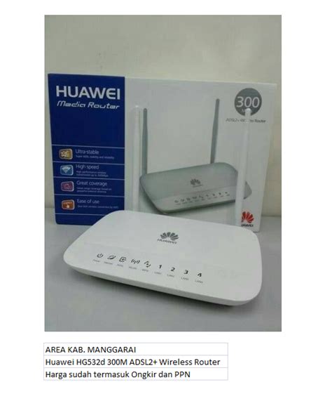 Huawei Hg D M Adsl Wireless Router Siplah