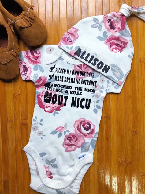 Peace Out Nicu Nicu Baby Onesie Nicu Graduate Going Home Etsy