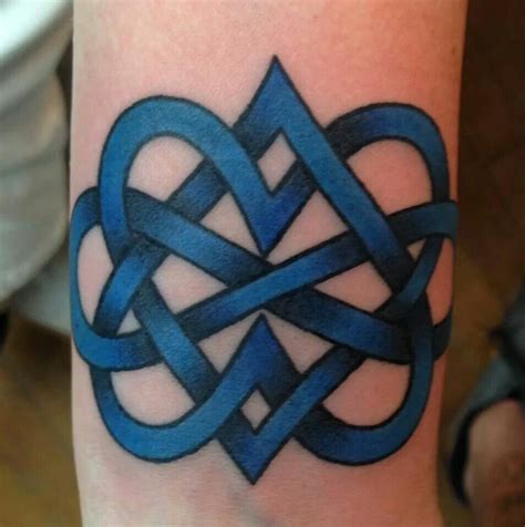 Celtic Double Heart Infinity Tattoo Love It Tribal Tattoos Love