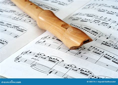 Flute And Notes Stock Photo Image Of Learn Notes Bars 580776