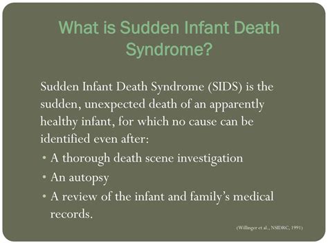 PPT - Sudden Unexpected Infant Death & Sudden Infant Death 