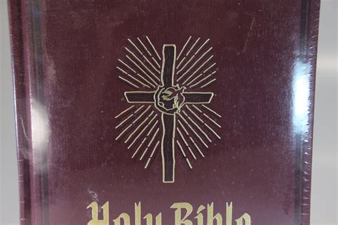 Vintage 1970s 1980s Catholic Bible Holy Bible Old New Etsy