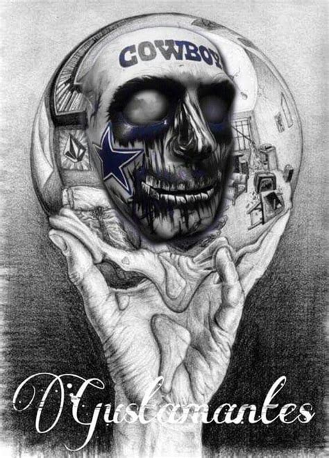 Dallas Cowboys Skull Big Dallas Cowboys Football Skulls Sugar Skull