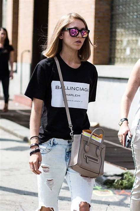 Street Style Mirrored Sunglasses A Graphic Tee Le Fashion Bloglovin’