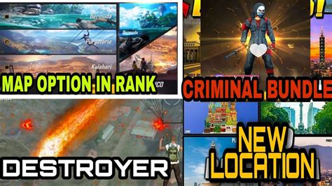 Garena free fire has more than 450 million registered users which makes it one of the most popular mobile battle royale games. NEW UPDATES FREE FIRE / CRIMINAL BUNDLE / NEW LOCATIONS ...