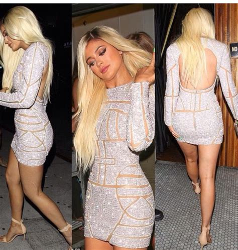 Kylie Jenner 18th Birthday Cute Prom Dresses Party Dresses Birthday