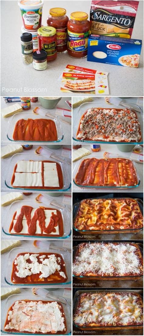 Assembling A Lasagna Step By Step With Images Recipes Hearty