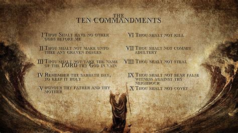 The Ten Commandments Wallpapers Top Free The Ten Commandments Backgrounds Wallpaperaccess
