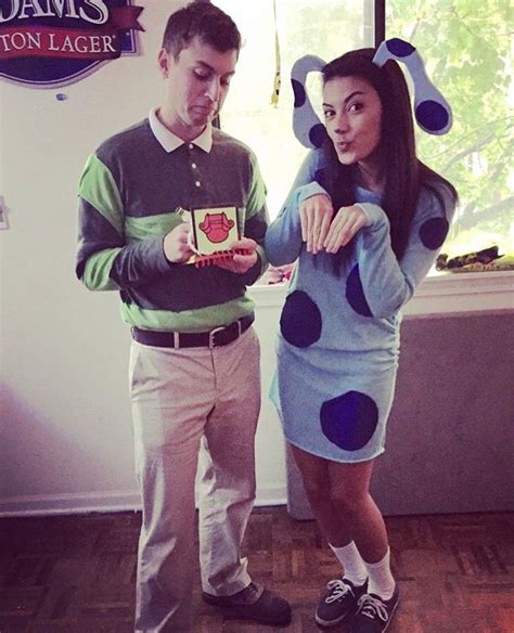 blues clues and steve couples halloween costume steve costume couples costumes couple halloween