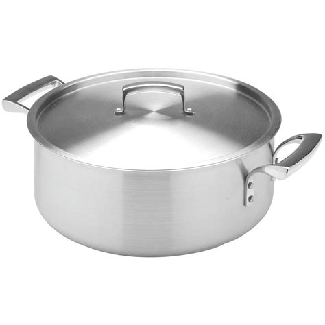 Browne Thermalloy 15 Qt Stainless Steel Brazier 14dia X 5 12h