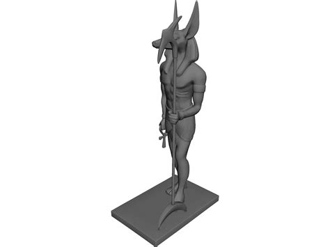 Anubis Statue 3d Model 3d Cad Browser