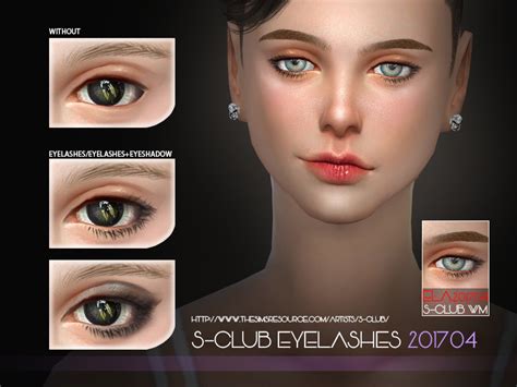 S Club Wm Ts4 Eyelashes 201704 The Sims 4 Catalog