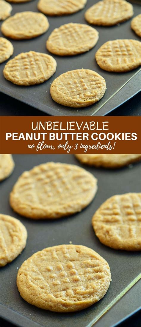 I agree that dipping your fork in flour before pressing will help it not stick, but that could defeat the gf aspect. Unbelievable Three Ingredient Peanut Butter Cookies | Recipe | Gluten free peanut butter cookies ...