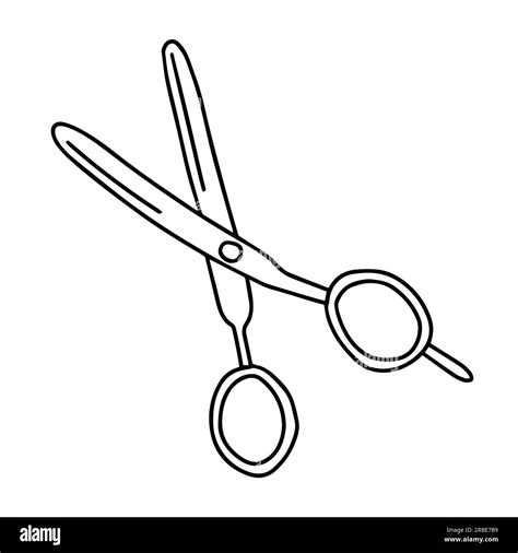 Doodle Hairdresser Scissors Clip Art Stock Vector Image And Art Alamy