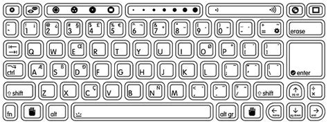 Teclado Para Colorir