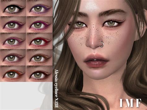 Imf Alessia Eyeliner N153 By Izziemcfire At Tsr Sims 4 Updates