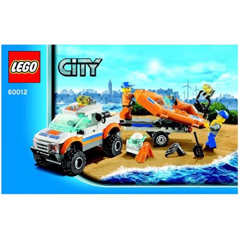 Lego City Coast Guard 4x4 And Diving Boat 60012 Shopee Philippines