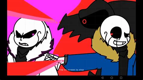 Killer Sans Vs Cross Sans Red Animation Youtube