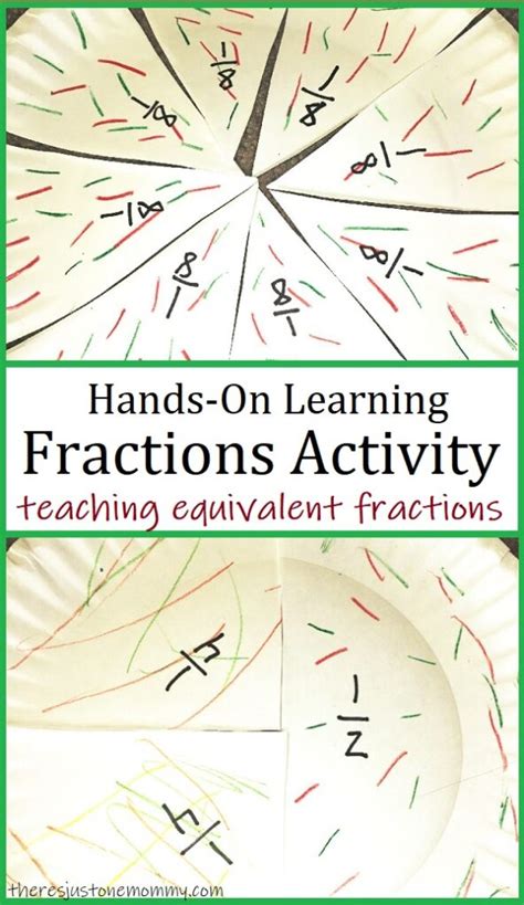 Equivalent Fractions Hands On Activity Theres Just One Mommy