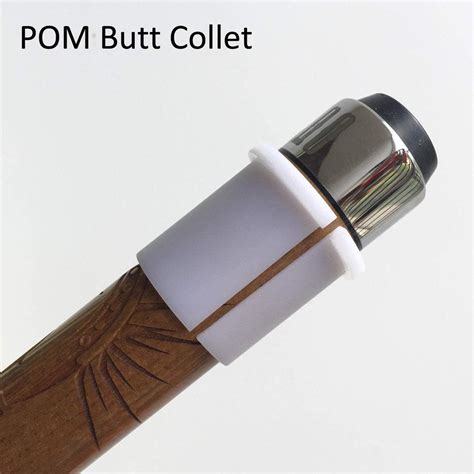 Pool Cue White Pom Butt Collet Sleeve Cue Building Tool