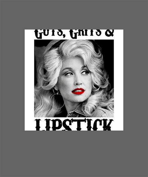 Dolly Parton Western Guts Grit Chiffon Top Painting By Ashley Butler