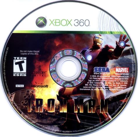 Iron Man 2008 Xbox 360 Box Cover Art Mobygames