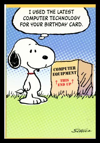 5 out of 5 stars. Free: Snoopy Peanuts Crisp New Birthday Greeting Card w Envelope - Other - Listia.com Auctions ...