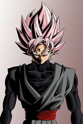 The goku black arc of dragon ball super is. Dragon Ball Super Poster Goku Black SuperSJ Rose 12inx18in ...