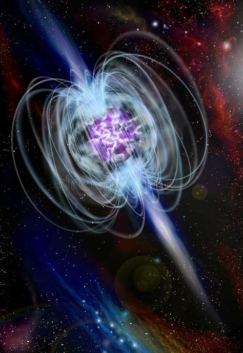 Magnetar Neutron Star With High Magnetic Field Stock
