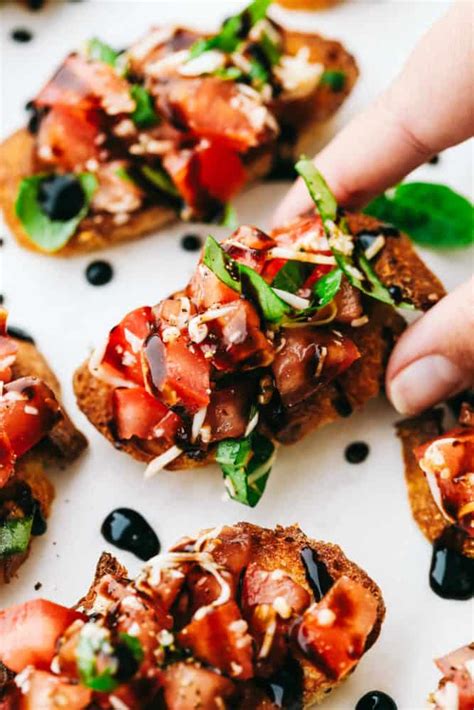 This Bruschetta Is Easy To Make With Fresh Ripe Roma Tomatoes Shredded Mozzarella Cheese And