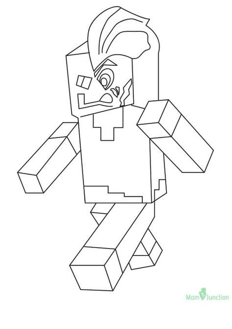 Pin by ScribbleFun on Minecraft Coloring Pages | Minecraft coloring