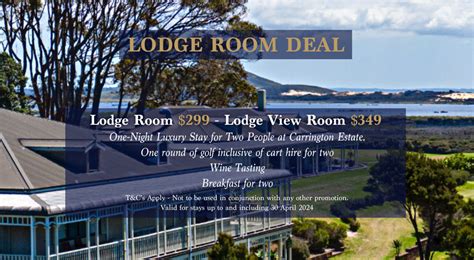 Package Deals Carrington Estate Northland Accommodation