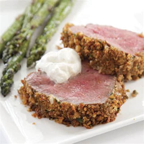 Dip chicken into the crumb mixture, making sure it is evenly and fully covered. Horseradish-Crusted Beef Tenderloin | America's Test Kitchen
