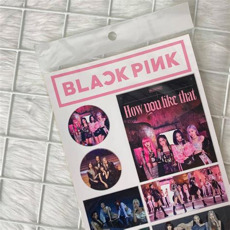 Blackpink Big Set Stickers Journal Kpop Jennie Lisa Jisoo Rose Shopee