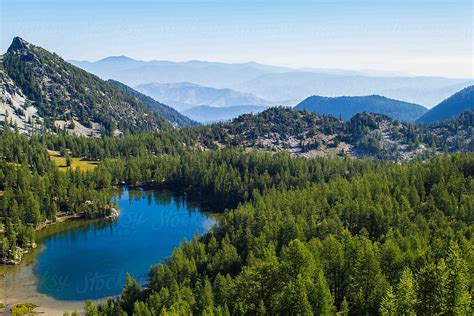 View Of An Alpine Lake In The North Cascades Of Washington By Stocksy