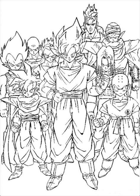 Get This Printable Dragon Ball Z Coloring Pages 18009