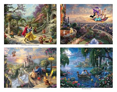 Thomas Kinkade Disney Dreams Collection Thomas Kinkade Studios Di Bul