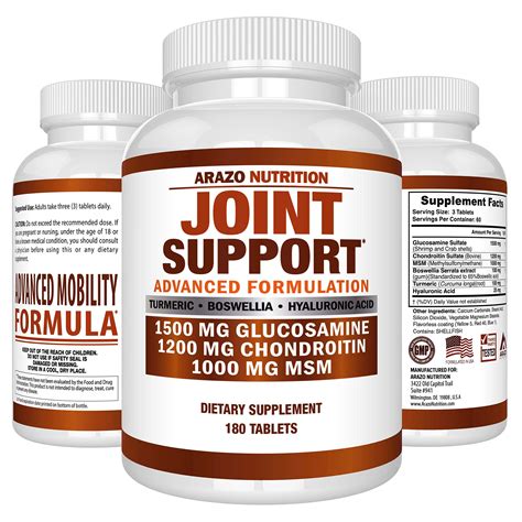 Glucosamine Chondroitin Turmeric Msm Boswellia - Joint Support
