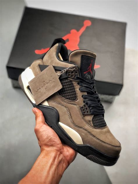 Travis Scott X Air Jordan 4 Olive For Sale Sneaker Hello