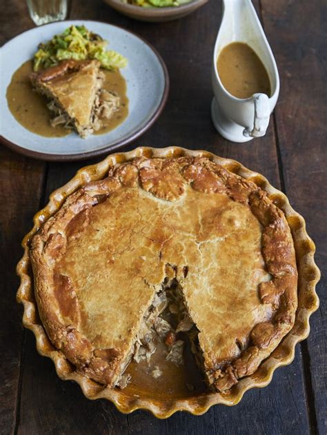 No peas, no carrots, just crust, gravy, and chicken. Proper chicken pie | Jamie Oliver recipes