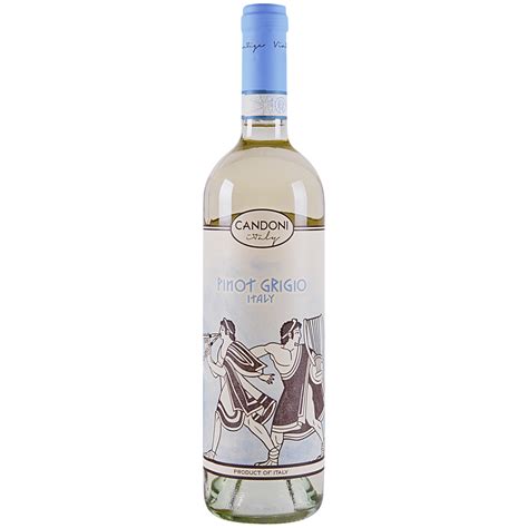 Focus on just a single accent: Candoni Pinot Grigio 750 ml - Applejack